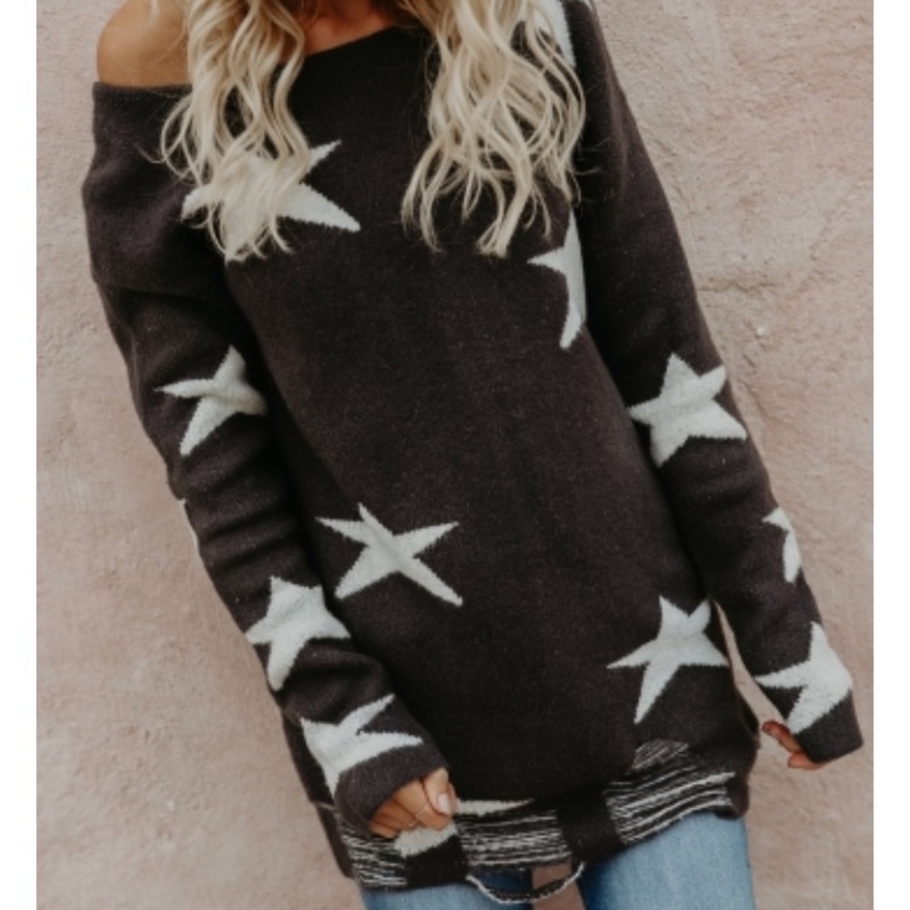 👉 JUST IN!!!!! 😲❤️ BEAUTIFUL STARS SWEATER!